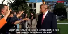 Scontri in Francia e in Italia, Trump: &ldquo;Ha a che fare con l&rsquo;immigrazione, devono chiudere i confini&rdquo;