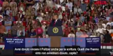 Donald Trump: "Meritavo il Nobel per la pace e anche il Pulitzer"
