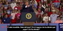 Trump contestato a comizio in Carolina del Sud, piccola rissa sugli spalti: &ldquo;Chi ha dato quel pugno?&rdquo;