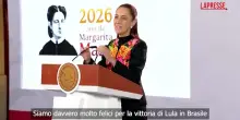 Messico, la presidente Sheinbaum festeggia la vittoria di Lula: "Una boccata d&rsquo;aria fresca"