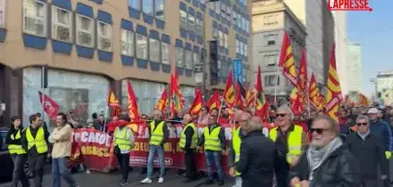Sciopero 30 ottobre, a Milano partito corteo Usb