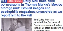 Il Daily Mail trova materiale pedopornografico del padre di Meghan Markle