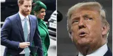 &ldquo;Sono felice che se ne siano andati. Io al posto di Re Carlo non me li sarei ripresi&rdquo;: la stoccata di Trump contro Harry e Meghan