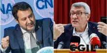 Salvini: “Sciopero illegittimo, i lavoratori rischiano sanzioni”. Ma è falso. Landini: “Minaccia cittadini perbene che esercitano un diritto”