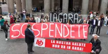In piazza a Roma contro l&rsquo;inceneritore e le impresentabili promesse di Gualtieri