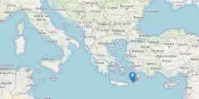 Terremoto di magnitudo 5.9 nel Mar Egeo nella notte: avvertito anche sulle coste di Sicilia, Puglia e Calabria