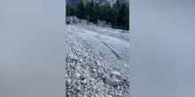 Nuova frana a San Vito di Cadore: colata di fango e sassi blocca la statale 51 – Video