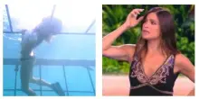 Paura all’Isola dei Famosi, Loredana Cannata rimane impigliata sott’acqua: “Ho pensato di non farcela”. Il panico in studio – Video