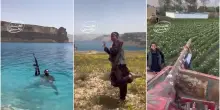 L’assurdo video dei talebani che invitano gli statunitensi a visitare il loro Paese da turisti: “Venite in Afghanistan”