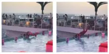 Cerca di recuperare i suoi occhiali da soli e si sporge sul parapetto: passeggero precipita dalla piscina a sfioro della nave da crociera – VIDEO
