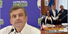 Rita De Crescenzo nell’ufficio del consigliere regionale Di Fenza per un tiktok, Calenda: “Buffonate, espulso da Azione”