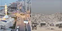 Gaza City prima e dopo, dai palazzi alle macerie: cosa rimane della città palestinese