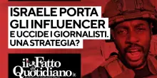 Gaza: Israele porta gli influencer e uccide i giornalisti. Una strategia? La diretta con Peter Gomez