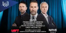 Albanese, Orsini, Sciorilli Borrelli e Iacchetti ospiti di Luca Sommi ad Accordi&Disaccordi, sabato 20 settembre. Con Travaglio e Scanzi