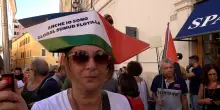 Sciopero della Cgil per Gaza, la manifestazione a Montecitorio: “Stop al genocidio e agli accordi militari Italia-Israele”