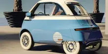 Microlino ‘55 Edition, debutta al Festival Car 2025 l’omaggio alle microcar anni ’50