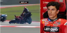 MotoGp, problemi alla clavicola per Marc Marquez dopo la caduta in Indonesia: come sta