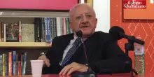 De Luca: “Il centrosinistra non sa creare entusiasmo, non basta mettere insieme i pezzi. M5s? Se diventa partito diventa inutile”