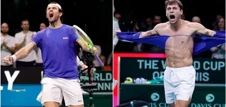 Coppa Davis, l’Italia conquista la terza finale consecutiva: Berrettini e Cobolli abbattono il Belgio. Ora Spagna o Germania