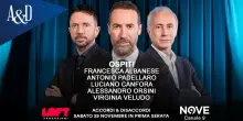 Albanese, Padellaro, Canfora, Orsini e Veludo ospiti di Luca Sommi ad Accordi&Disaccordi sabato 29 novembre. Con Travaglio e Scanzi