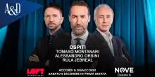 Jebreal, Orsini e Montanari ospiti di Luca Sommi ad Accordi&Disaccordi sabato 6 dicembre. Con Travaglio e Scanzi
