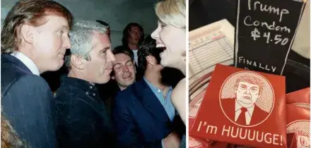 Scandalo Epstein, nuove foto dai caveau: spuntano i condom con il volto di Trump e scatti con Clinton e Allen