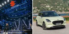 Suzuki accende Sanremo 2026, la Swift Hybrid protagonista tra emozioni e musica