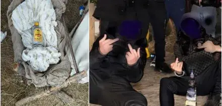 Bottiglia di gin nella mangiatoia e danni al presepe del paese, poi i vandali si vantano sui social