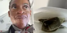 Assistente di volo trova il sacchetto del vomito pieno di soldi: &ldquo;Quel momento ha cambiato completamente tutta la mia vita. Una benedizione&rdquo; &ndash; IL VIDEO
