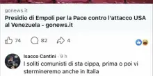 Meloni prenda le distanze dal coordinatore Cantini che parla di &lsquo;sterminio&rsquo;