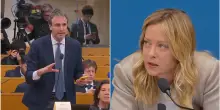 Tensione tra Meloni e il giornalista: &ldquo;Invio militari in Ucraina? Non c&rsquo;&egrave; nessun veto &lsquo;filoputiniano&rsquo; di Salvini&hellip;&rdquo;