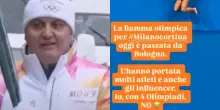 L&rsquo;Uomo Gatto porta la fiamma olimpica di Milano-Cortina 2026 e scoppia la polemica tra gli atleti: perch&eacute; &egrave; stato scelto?