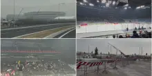Olimpiadi invernali, l&rsquo;Ice Hockey Arena di Milano &egrave; un cantiere a cielo aperto: ecco come si presenta a 26 giorni dal via