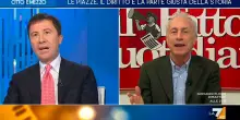Travaglio contro Bocchino: &ldquo;La sinistra non manifesta per l&rsquo;Iran? Fatelo voi invece di accusare gli altri. C&rsquo;&egrave; un vocio insopportabile&rdquo;