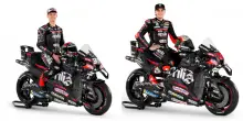 Aprilia svela la nuova moto di Bezzecchi e Martin: nella livrea 2026 compare il leone alato &ndash; Foto