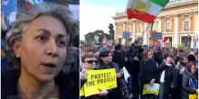 Esuli e attivisti in piazza a Roma per l&rsquo;Iran: &ldquo;Qui contro il regime sanguinario, ma sul nostro futuro decidiamo noi. No a ingerenze Usa&rdquo;