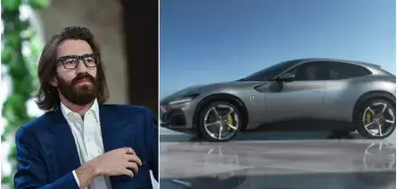 Leonardo Maria Del Vecchio fa un incidente in Ferrari e prima che arrivi la polizia si fa sostituire alla guida da un dipendente