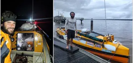 Ha attraversato l&rsquo;Oceano Atlantico con una barca a remi: l&rsquo;ultima impresa di Lorenzo Barone