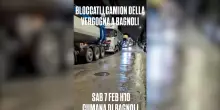 America&rsquo;s Cup, attivisti bloccano i camion diretti al cantiere: &ldquo;Bagnoli non &egrave; in vendita&rdquo; &ndash; Video