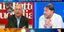 Ice in Italia, Travaglio a La7: &ldquo;Governo imbarazzato e imbarazzante&rdquo;. Ranucci ironizza sulla &ldquo;versione omeopatica&rdquo; degli agenti Usa
