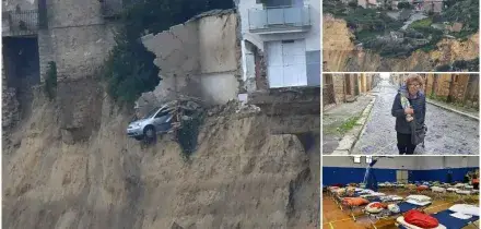 Niscemi, la Protezione civile: &ldquo;La frana &egrave; pi&ugrave; grande di quella del Vajont. La zona rossa si allarga verso il centro citt&agrave;&rdquo;