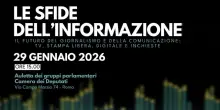 Le sfide dell&rsquo;informazione: la diretta dalla Camera con Peter Gomez e Marco Travaglio