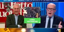 Referendum, Travaglio smonta la tesi di Sallusti e la card del Comitato S&igrave;: &ldquo;Il No non c&rsquo;entra niente con Torino&rdquo;. Su La7