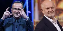 Carlo Conti parla di Andrea Pucci con Fiorello: &ldquo;Ci si pu&ograve; scherzare per&ograve; mi dispiace per lui, sia professionalmente che umanamente. Non pensavamo di creare un affare di Stato&rdquo;