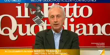 Referendum, Travaglio a La7: &ldquo;Teniamoci stretta la Costituzione ed evitiamo di farla riscrivere da questi analfabeti&rdquo;
