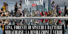 Cina, foreste di specchi e batterie miracolose: la rivoluzione &egrave; verde. Millennium Live con Napoleoni e Portanova