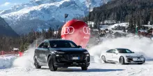 Audi Snow Track, la casa dei Quattro Anelli porta guida su ghiaccio e ricarica elettrica in Alta Badia