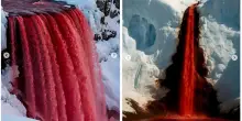 Risolto il mistero delle &ldquo;cascate di sangue&rdquo;: una nuova ricerca svela la verit&agrave; sul fiotto di liquido rosso che sgorga da una montagna di ghiaccio