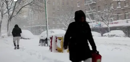 Tempesta di neve nel nordest degli Stati Uniti: oltre 600mila persone senza elettricit&agrave;