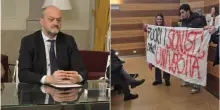 Studenti pro-Pal contestano Giorgio Gori in Universit&agrave;, il rettore li convoca: &ldquo;Avviamo procedimenti disciplinari&rdquo;
